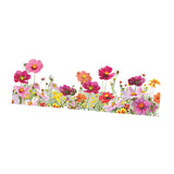 Maxbell Colourful Flowers Window Sticker Modern Display for Office Study Room Indoor