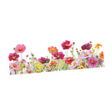 Maxbell Colourful Flowers Window Sticker Modern Display for Office Study Room Indoor