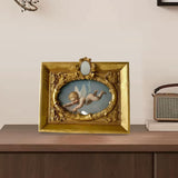 Maxbell European Desktop Picture Frame Ornate for Indoor Living Room Background Wall