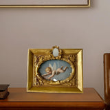 Maxbell European Desktop Picture Frame Ornate for Indoor Living Room Background Wall