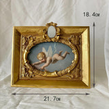Maxbell European Desktop Picture Frame Ornate for Indoor Living Room Background Wall