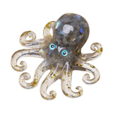 Maxbell Crystal Gravel Octopus Figurine Collectible Sea Animal for Home Living Room Labradorite