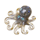Maxbell Crystal Gravel Octopus Figurine Collectible Sea Animal for Home Living Room Labradorite