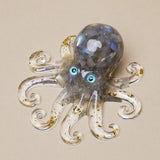 Maxbell Crystal Gravel Octopus Figurine Collectible Sea Animal for Home Living Room Labradorite