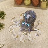 Maxbell Crystal Gravel Octopus Figurine Collectible Sea Animal for Home Living Room Labradorite