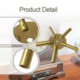 Maxbell 5 Prong Clock Winding Key Clock Hardware for Antique Clock Brass