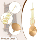 Maxbell DIY Clock Movement Hanging Decor Accessories Mechanism Repair Clock Pendulum 28x7.5CM