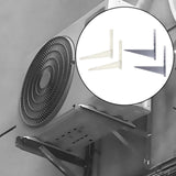 Maxbell 2x Air Conditioner Racks Sturdy Wall Mounting for Living Room Outdoor Office A