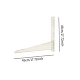 Maxbell 2x Air Conditioner Racks Sturdy Wall Mounting for Living Room Outdoor Office A