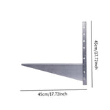 Maxbell 2x Air Conditioner Racks Sturdy Wall Mounting for Living Room Outdoor Office B