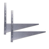 Maxbell 2x Air Conditioner Racks Sturdy Wall Mounting for Living Room Outdoor Office B