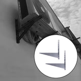 Maxbell 2x Air Conditioner Racks Sturdy Wall Mounting for Living Room Outdoor Office B