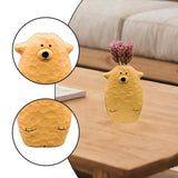 Maxbell Bear Shaped Flower Vase Decor Art Craft Planter Pot for Office Party Bedroom