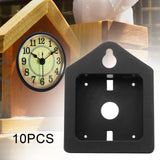 Maxbell 10Pcs Clock Movement Back Cover Office Spare Part Home Back Cover Repair Kit