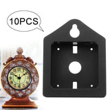 Maxbell 10Pcs Clock Movement Back Cover Office Spare Part Home Back Cover Repair Kit