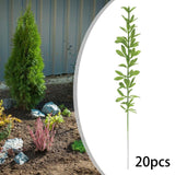 Maxbell 20x Artificial Plants Decorative Realistic Green Plants for Yard Indoor Home