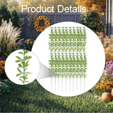 Maxbell 20x Artificial Plants Decorative Realistic Green Plants for Yard Indoor Home
