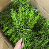 Maxbell 20x Artificial Plants Decorative Realistic Green Plants for Yard Indoor Home