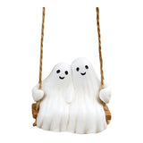 Maxbell Halloween Ghost Statue Hanging Ornament Scene Layout for Patio Garden Office