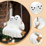 Maxbell Halloween Ghost Statue Hanging Ornament Scene Layout for Patio Garden Office