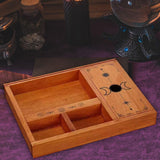 Maxbell Tarot Card Holder Room Decor Decoration Ornament Wood for Office Women Hobby