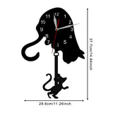 Maxbell Wall Clock DIY Creative Acrylic Analog Home Decor for Kitchen Indoor Bedroom