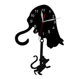 Maxbell Wall Clock DIY Creative Acrylic Analog Home Decor for Kitchen Indoor Bedroom