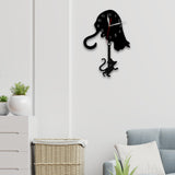 Maxbell Wall Clock DIY Creative Acrylic Analog Home Decor for Kitchen Indoor Bedroom