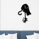 Maxbell Wall Clock DIY Creative Acrylic Analog Home Decor for Kitchen Indoor Bedroom