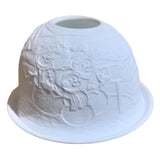 Maxbell Tea Light Candle Holder Ceramic Candle Stand for Bedroom Living Room Holiday Snowman