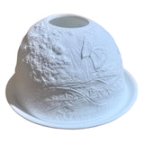 Maxbell Tea Light Candle Holder Ceramic Candle Stand for Bedroom Living Room Holiday Mushroom Butterfly