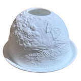 Maxbell Tea Light Candle Holder Ceramic Candle Stand for Bedroom Living Room Holiday Mushroom Butterfly