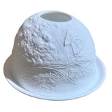 Maxbell Tea Light Candle Holder Ceramic Candle Stand for Bedroom Living Room Holiday Mushroom Butterfly