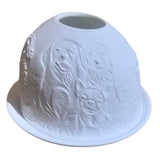 Maxbell Tea Light Candle Holder Ceramic Candle Stand for Bedroom Living Room Holiday Dogs