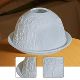 Maxbell Tea Light Candle Holder Ceramic Candle Stand for Bedroom Living Room Holiday Dogs