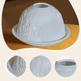 Maxbell Tea Light Candle Holder Ceramic Candle Stand for Bedroom Living Room Holiday Dogs