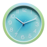 Maxbell Wall Clock Simple Easy Read Hanging Clock for Bedroom Kitchen Dining Room Green