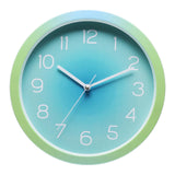 Maxbell Wall Clock Simple Easy Read Hanging Clock for Bedroom Kitchen Dining Room Green
