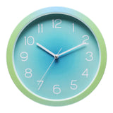 Maxbell Wall Clock Simple Easy Read Hanging Clock for Bedroom Kitchen Dining Room Green