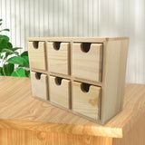 Maxbell Small Drawer Storage Box Wooden Desk Organizer for Bedroom Vanity Countertop