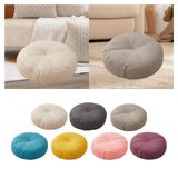 Maxbell Round Floor Pillow Premium Small for Yoga Sofa Bed Adults Kids Floor Seating Beige