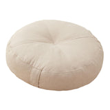 Maxbell Round Floor Pillow Premium Small for Yoga Sofa Bed Adults Kids Floor Seating Beige