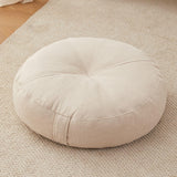 Maxbell Round Floor Pillow Premium Small for Yoga Sofa Bed Adults Kids Floor Seating Beige