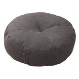 Maxbell Round Floor Pillow Premium Small for Yoga Sofa Bed Adults Kids Floor Seating Dark Grey