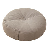 Maxbell Round Floor Pillow Premium Small for Yoga Sofa Bed Adults Kids Floor Seating Light Grey