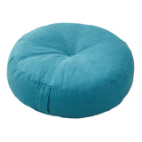 Maxbell Round Floor Pillow Premium Small for Yoga Sofa Bed Adults Kids Floor Seating Blue