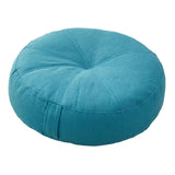 Maxbell Round Floor Pillow Premium Small for Yoga Sofa Bed Adults Kids Floor Seating Blue
