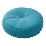 Maxbell Round Floor Pillow Premium Small for Yoga Sofa Bed Adults Kids Floor Seating Blue