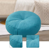 Maxbell Round Floor Pillow Premium Small for Yoga Sofa Bed Adults Kids Floor Seating Blue