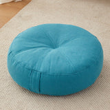 Maxbell Round Floor Pillow Premium Small for Yoga Sofa Bed Adults Kids Floor Seating Blue